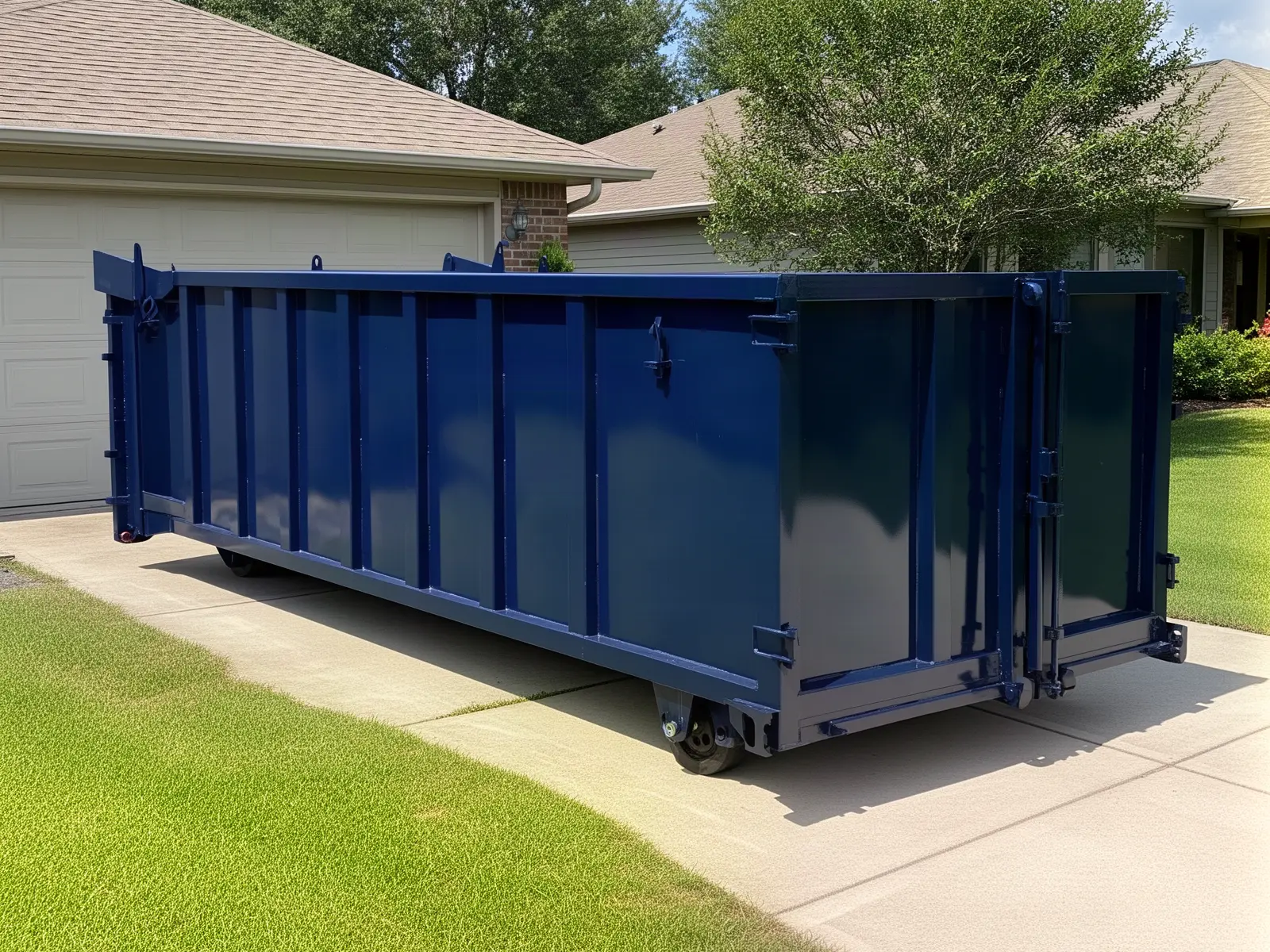 Roll-off dumpster from Double V Dumpster Rental in Allentown, PA